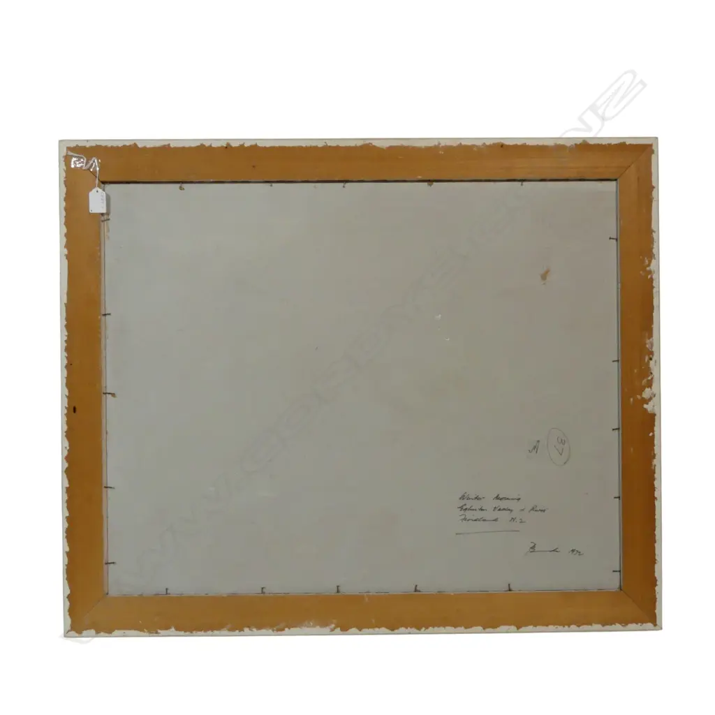 Peter Beadle (1933-2021) Winter Morning Eglinton Valley & River Fiordland NZ, Image 1++