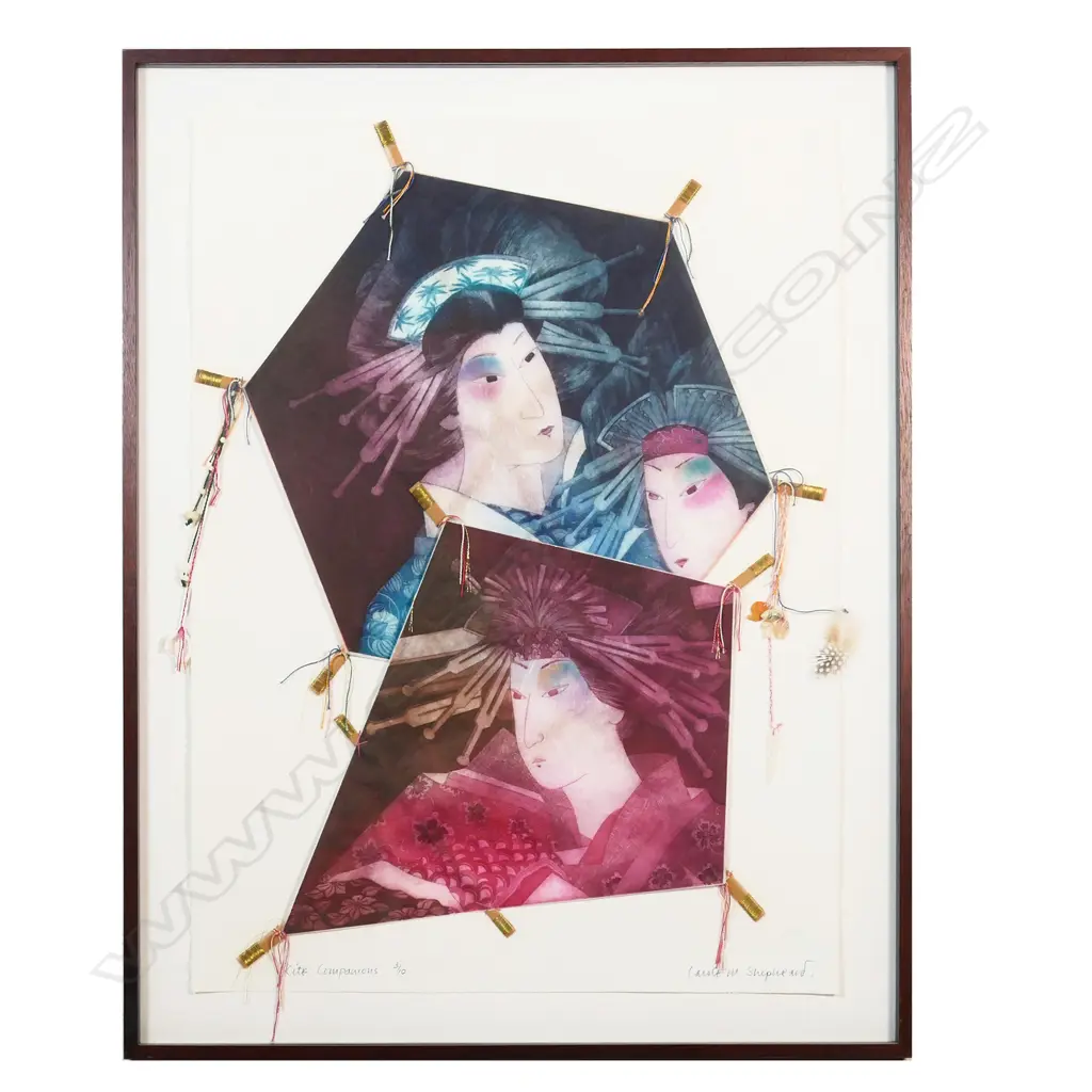 Carole Shepherd (NZ,1945-) 'Kite Companions', Image 1++