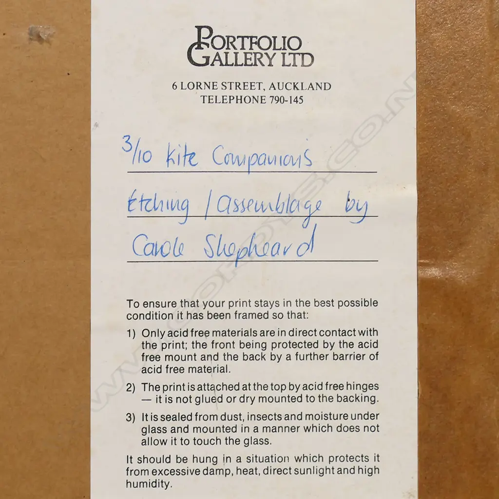 Carole Shepherd (NZ,1945-) 'Kite Companions', Image 1++