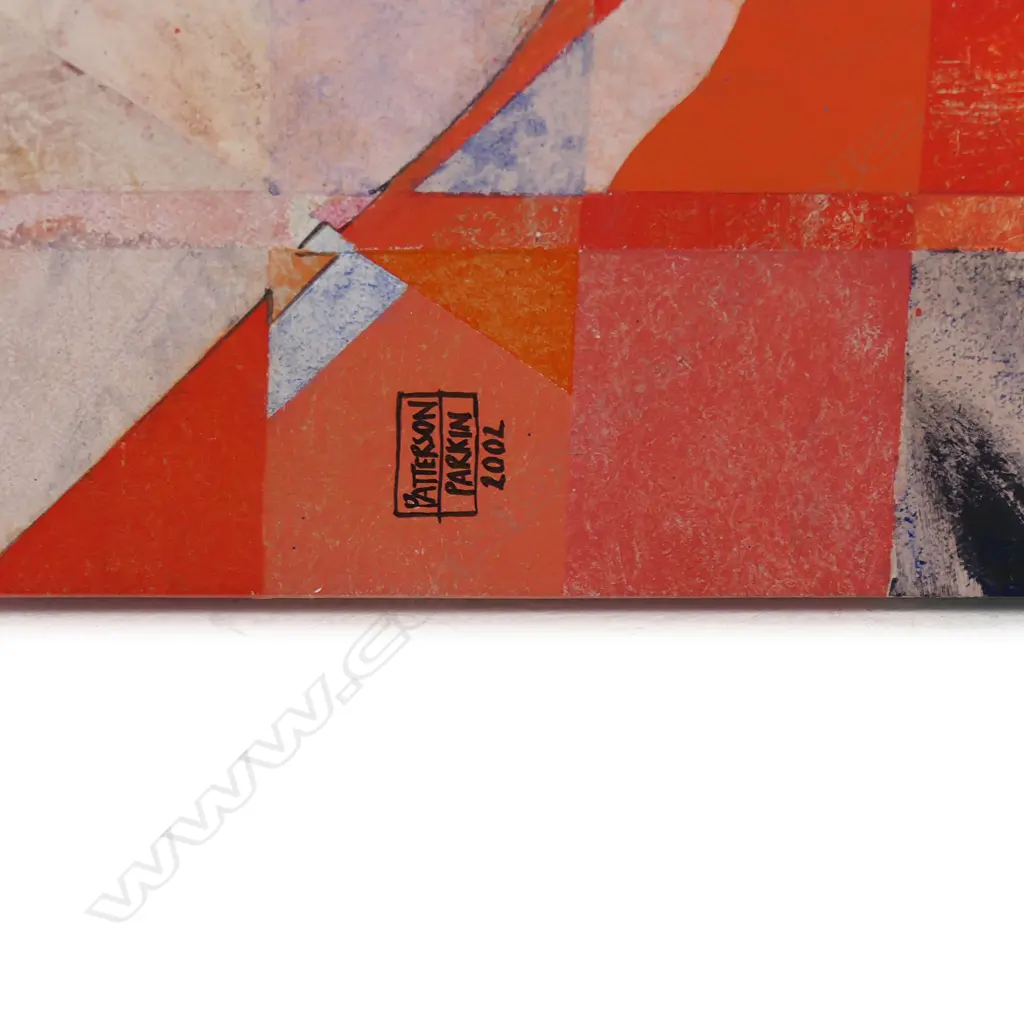 Paterson Parkin (NZ 1948-) Nude in Red, Image 1++