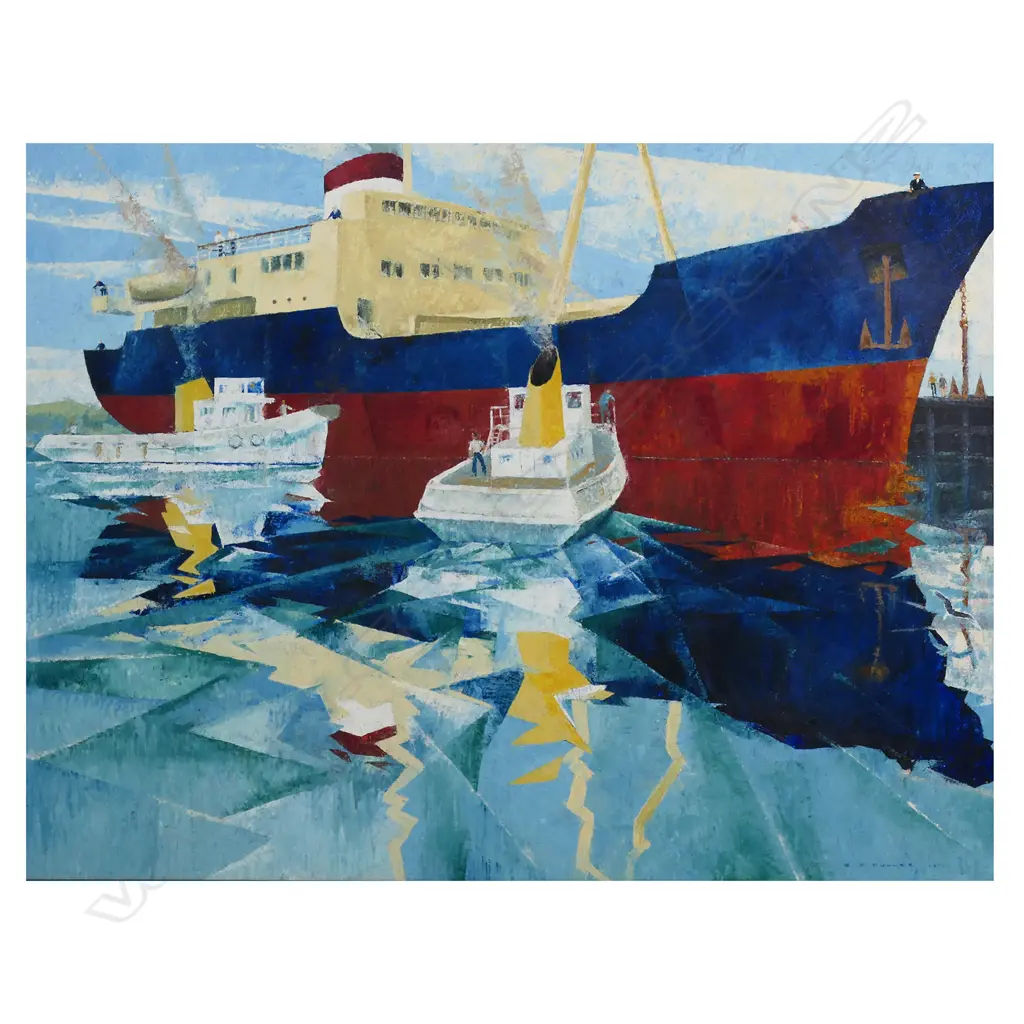 Geoffrey F. Fuller (NZ 1925-2011) 'Parting Reflections', Image 1++