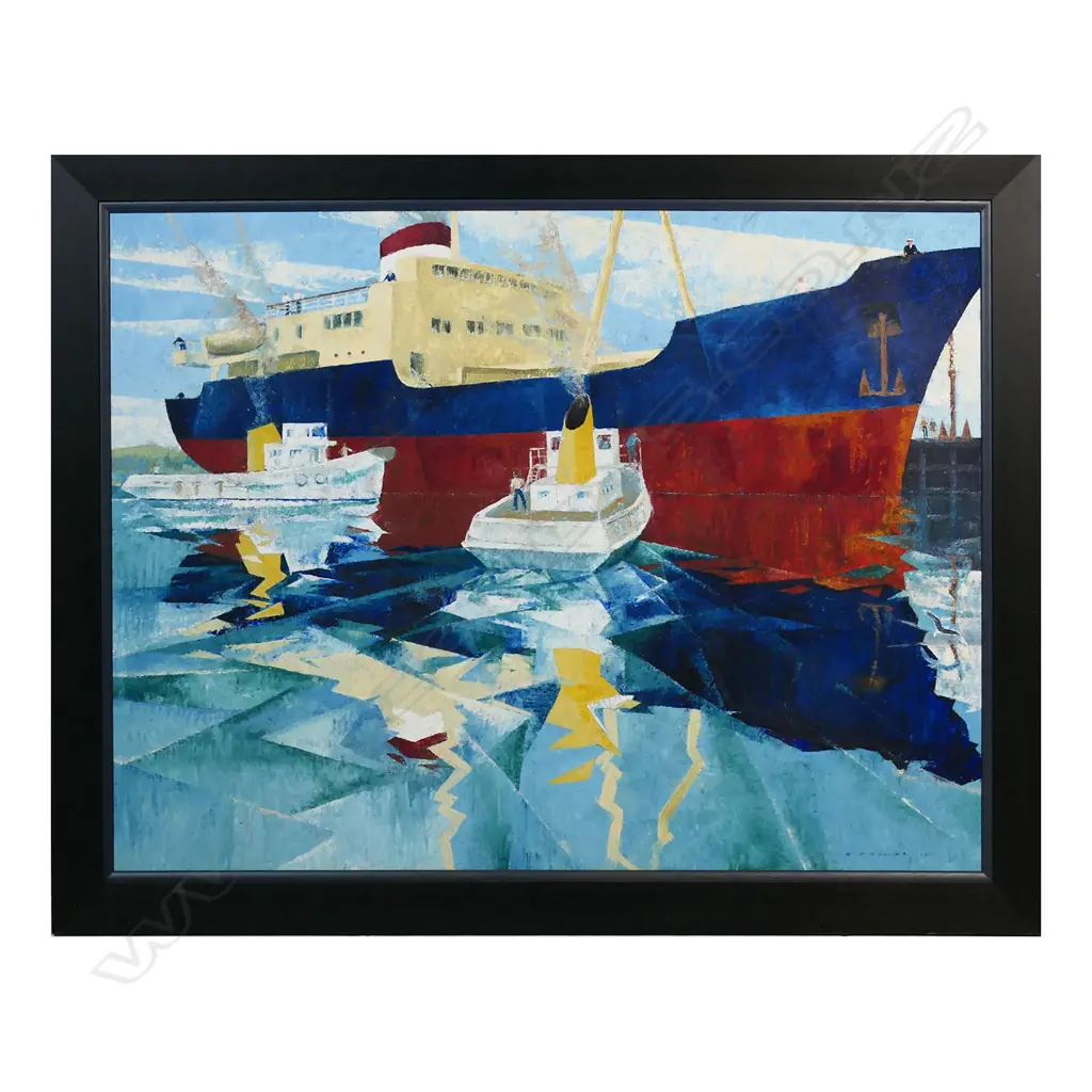 Geoffrey F. Fuller (NZ 1925-2011) 'Parting Reflections', Image 1++