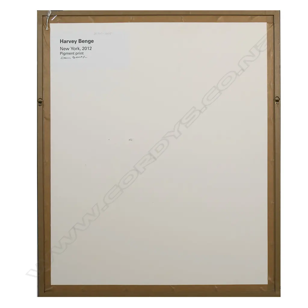 Harvey Benge (NZ 1944-2019) 'New York', Image 1++