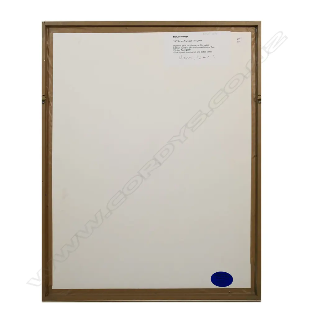 Harvey Benge (NZ 1944-2019) '‘S’ Series Number 2', Image 1++