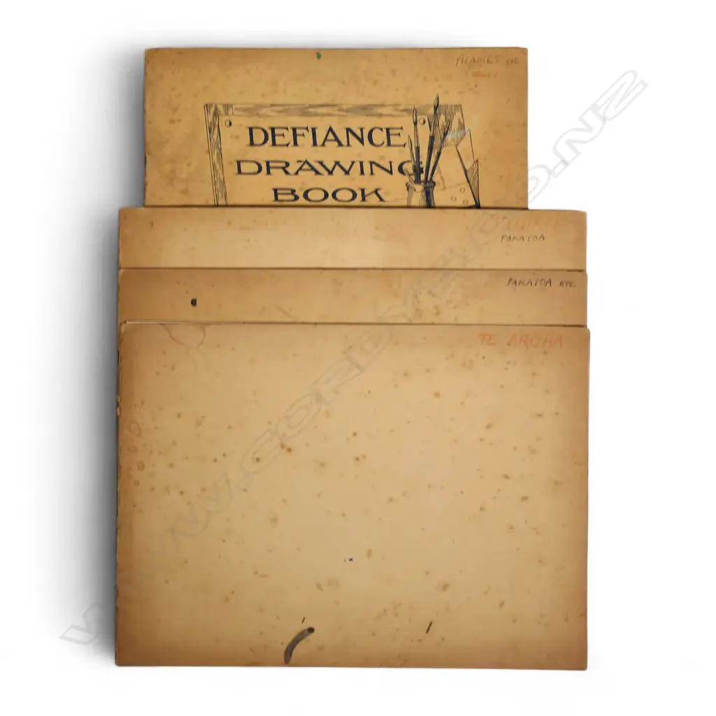 Four Elise Mourant (1921-1990) field sketch books, Image 1++