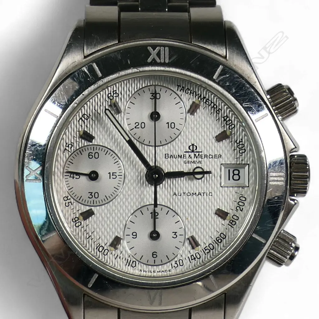 A Baume & Mercier gent's Malibu chronograph wrist watch, Image 1++