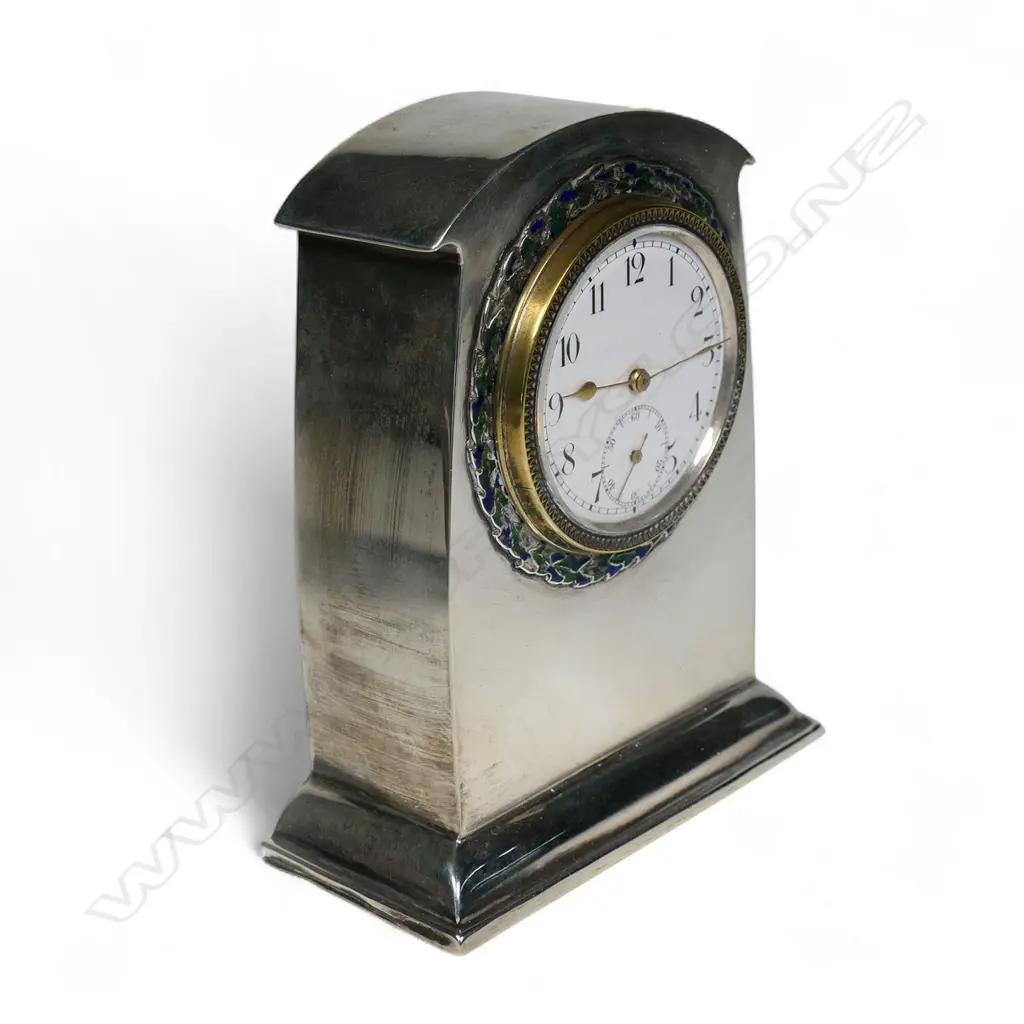 A Liberty & Co. Cymric silver-mounted clock, Image 1++