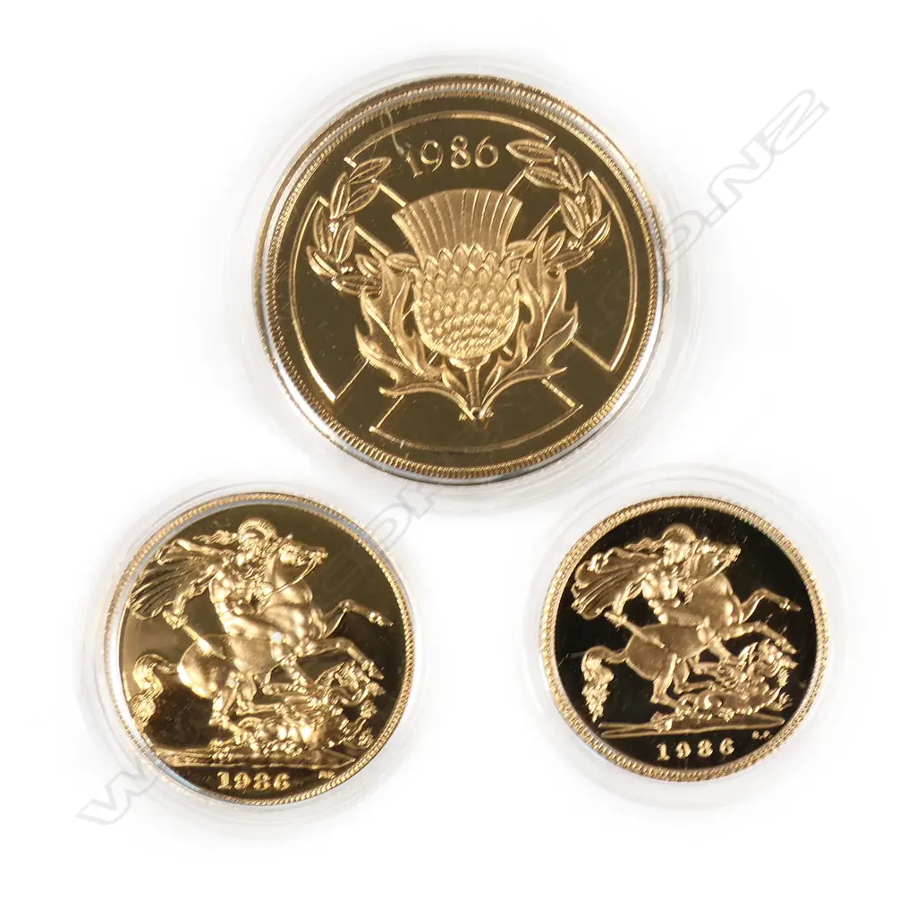 'The 1986 United Kingdom Gold Proof Set', Image 1++