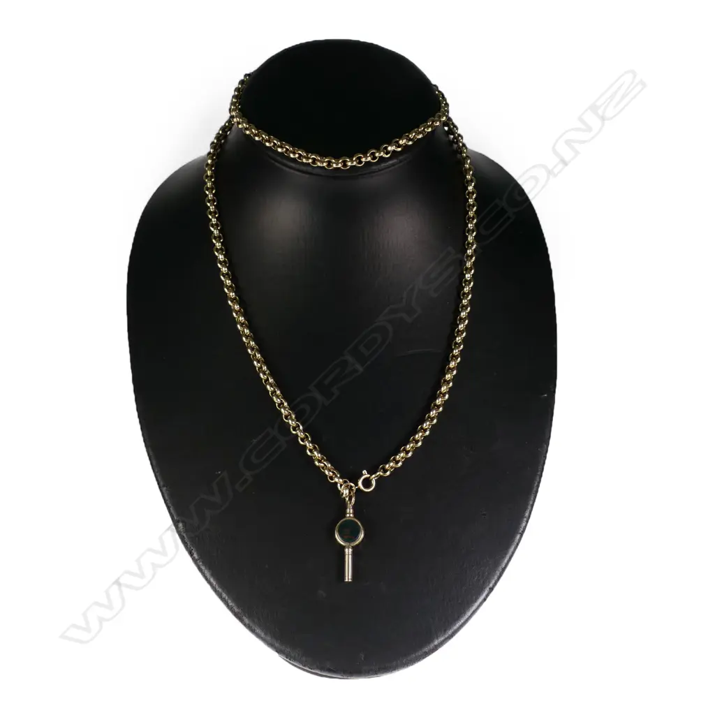 A 9ct gold chain necklace, Image 1++