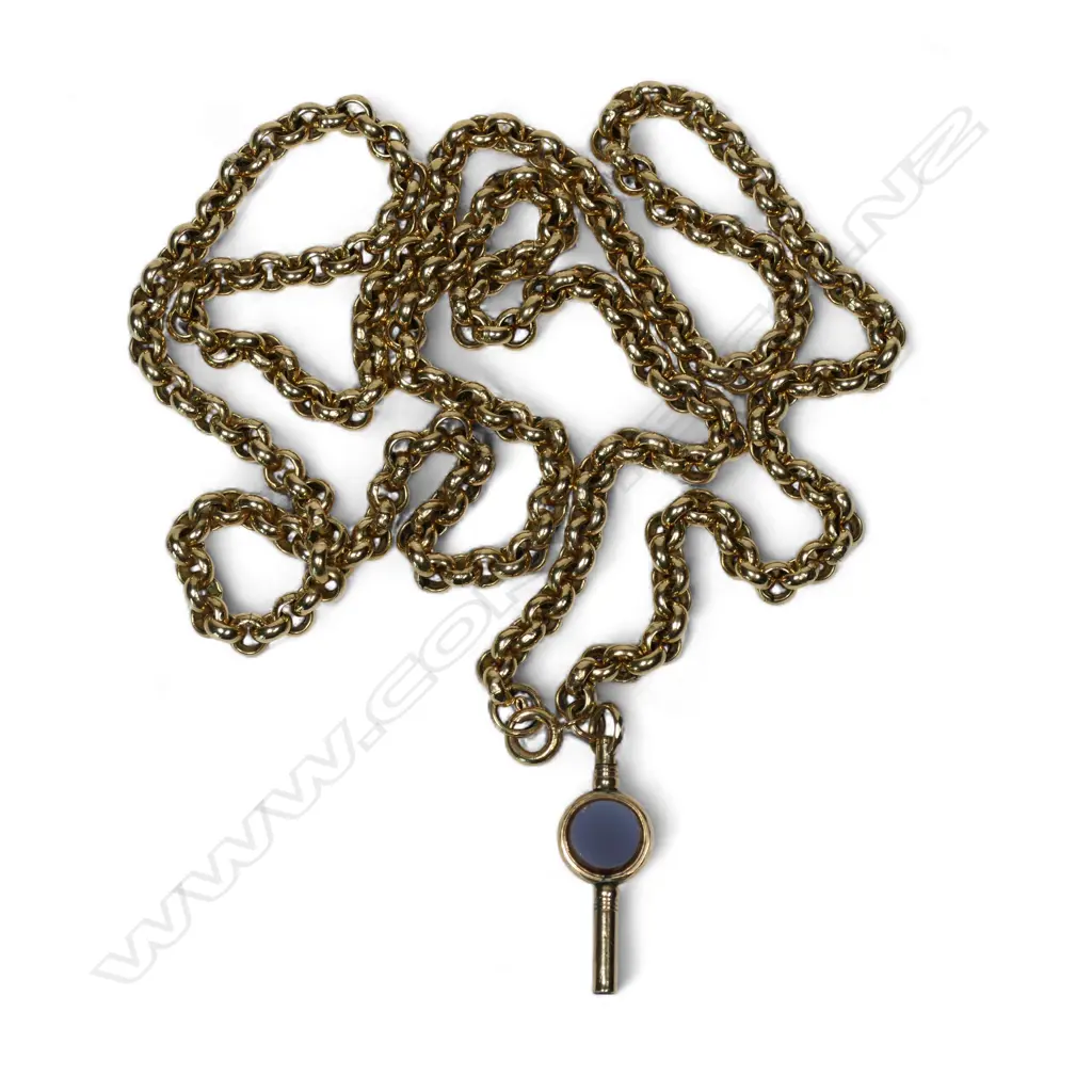 A 9ct gold chain necklace, Image 1++