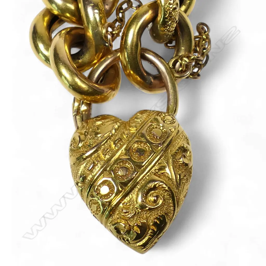 A quality Victorian gilded 9ct gold bracelet, Image 1++