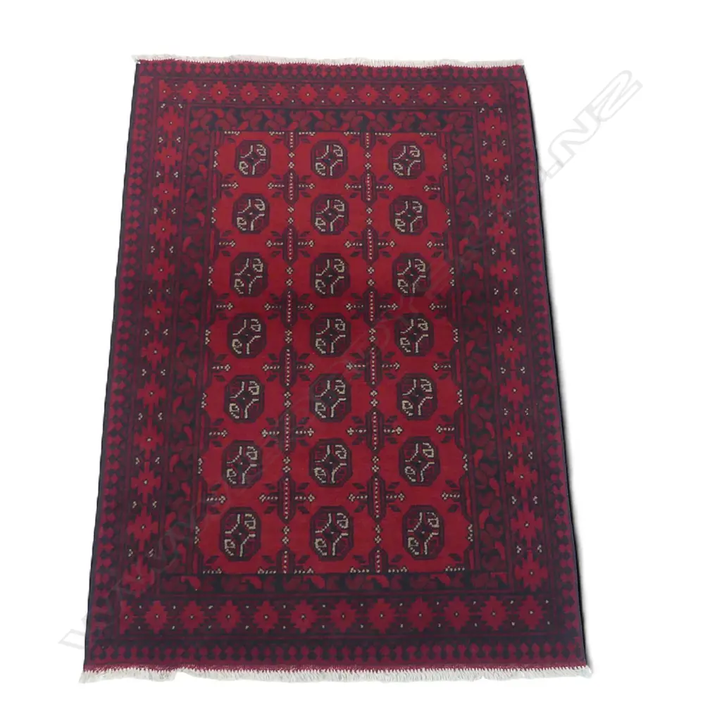 A hand-knotted Turkoman rug, Image 1++