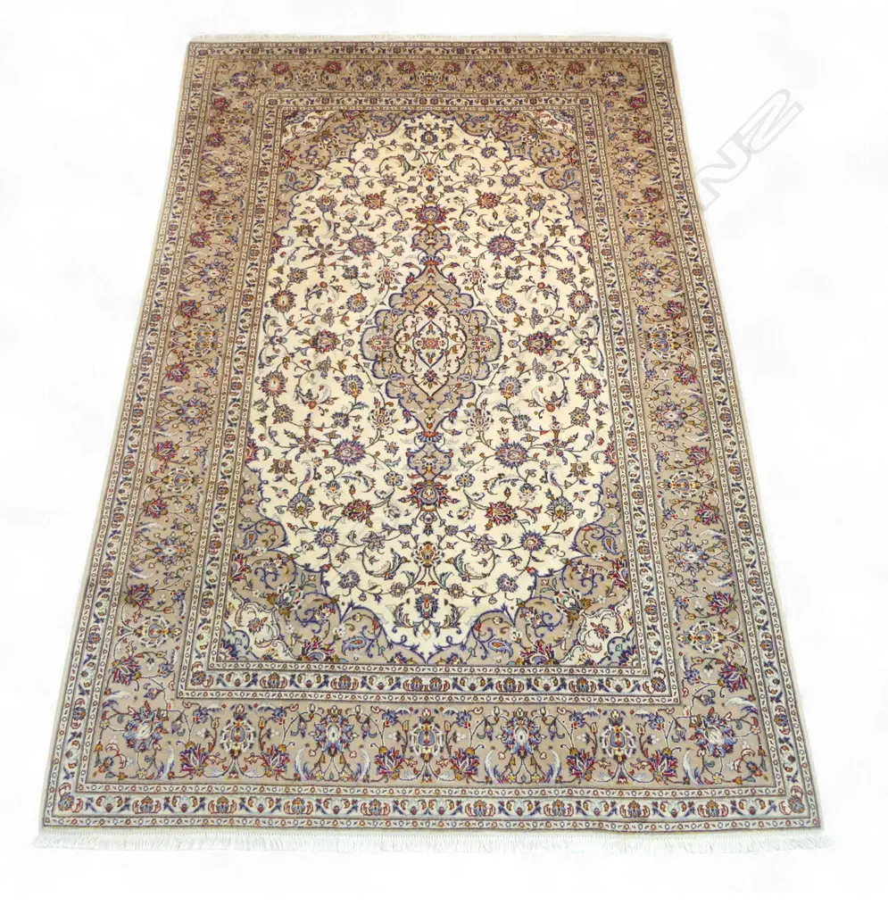 A fine hand-knotted Kashan carpet, Image 1++