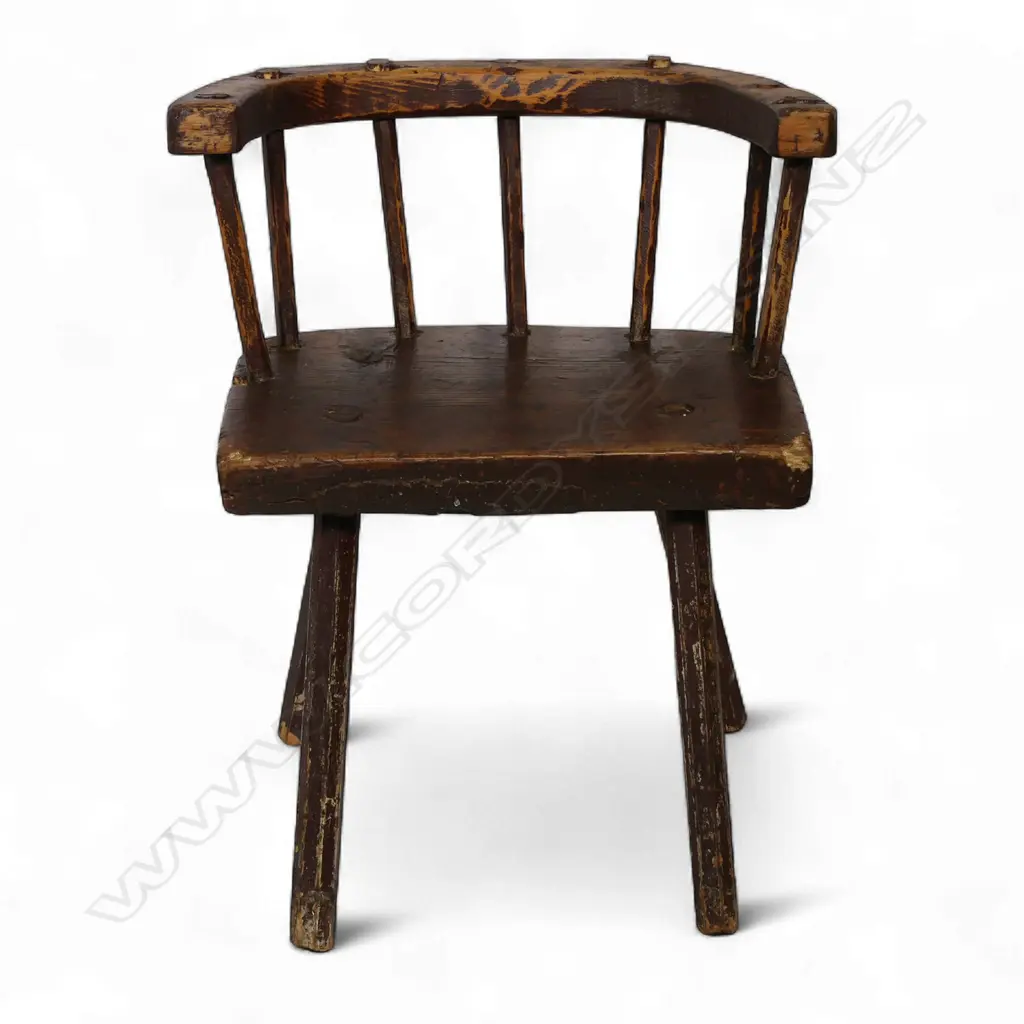 A 19thC Irish Country 'Fool's Chair', Image 1++