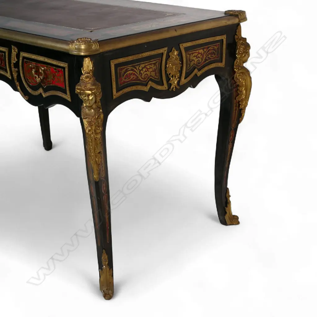 A French boulle bureau plat, Image 1++
