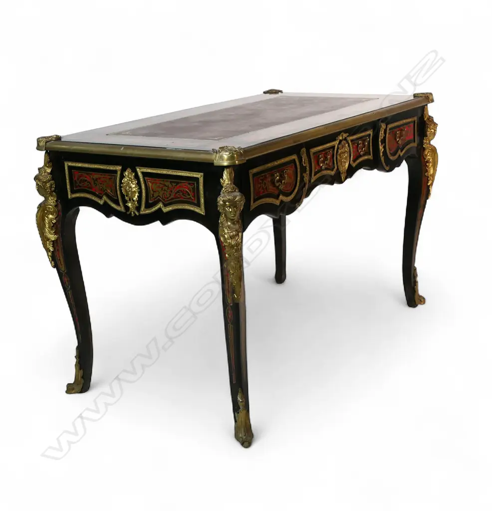 A French boulle bureau plat, Image 1++