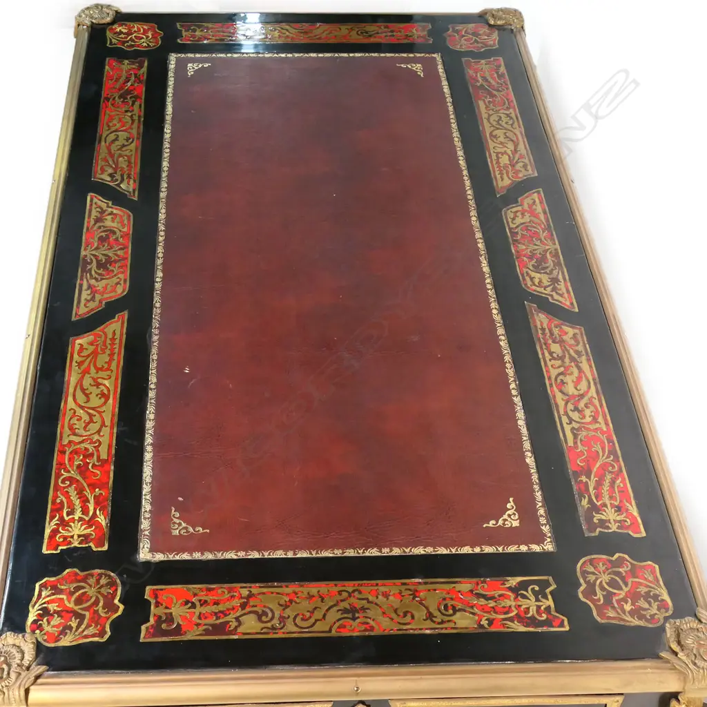 A French boulle bureau plat, Image 1++
