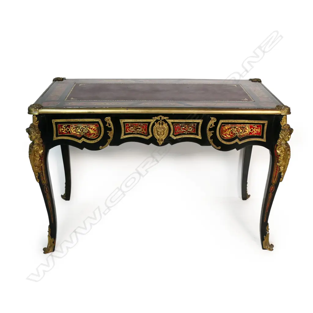 A French boulle bureau plat, Image 1++