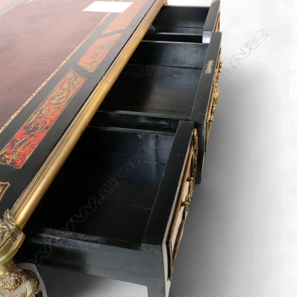 A French boulle bureau plat, Image 1++