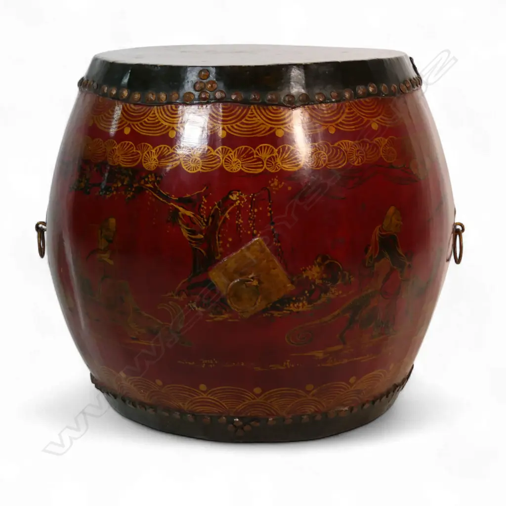 A Chinese ceremonial drum, Image 1++
