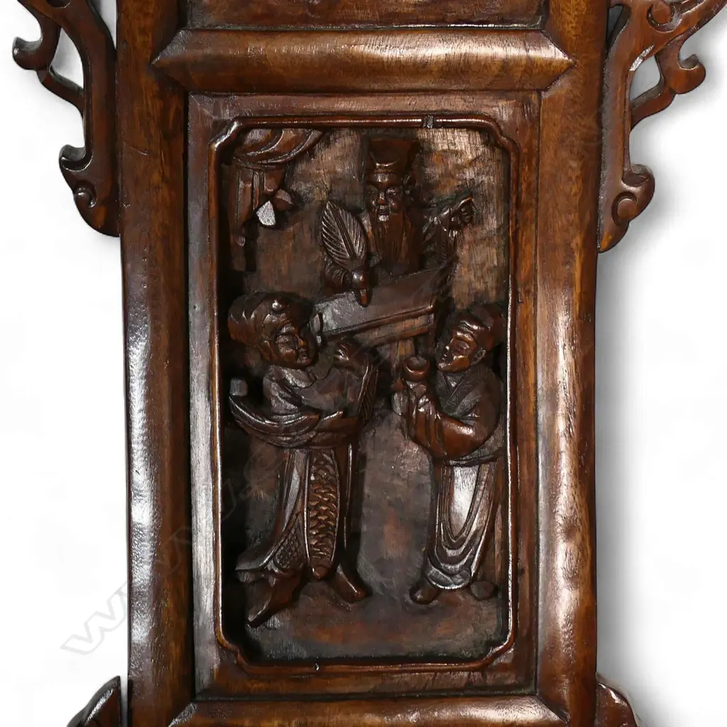 A pair Chinese horseshoe chairs, Image 1++