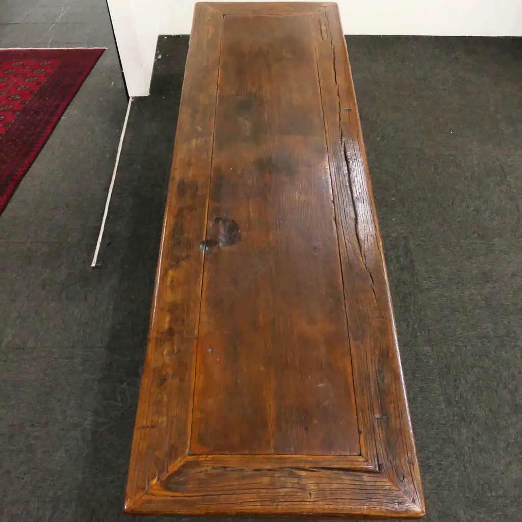 A Qing Dynasty (1920s) long spring bench, Image 1++