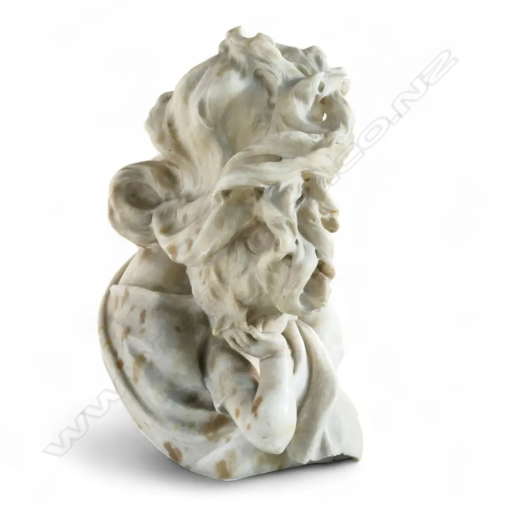 A marble sculpture of a mother and child, Image 1++