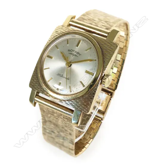A Gent's 9ct gold Rotary wrist watch,