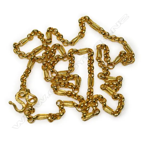 A .9999 yellow gold necklace,