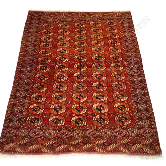 A hand knotted all wool carpet,