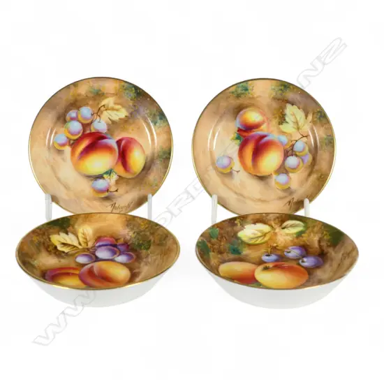 Royal Worcester miniature plates,