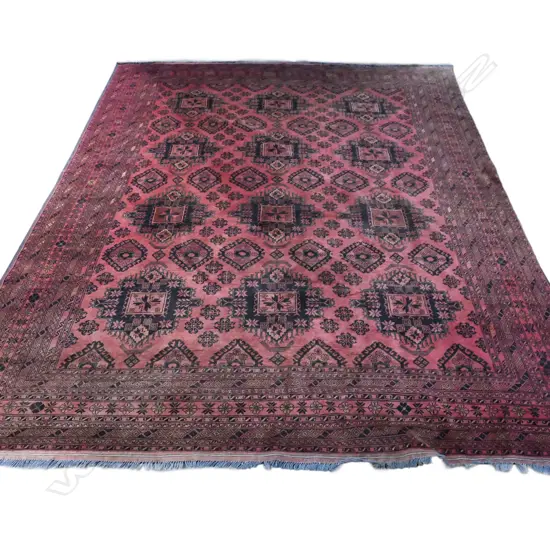 A handknotted wool Afghan Khal Muhammadi carpet,