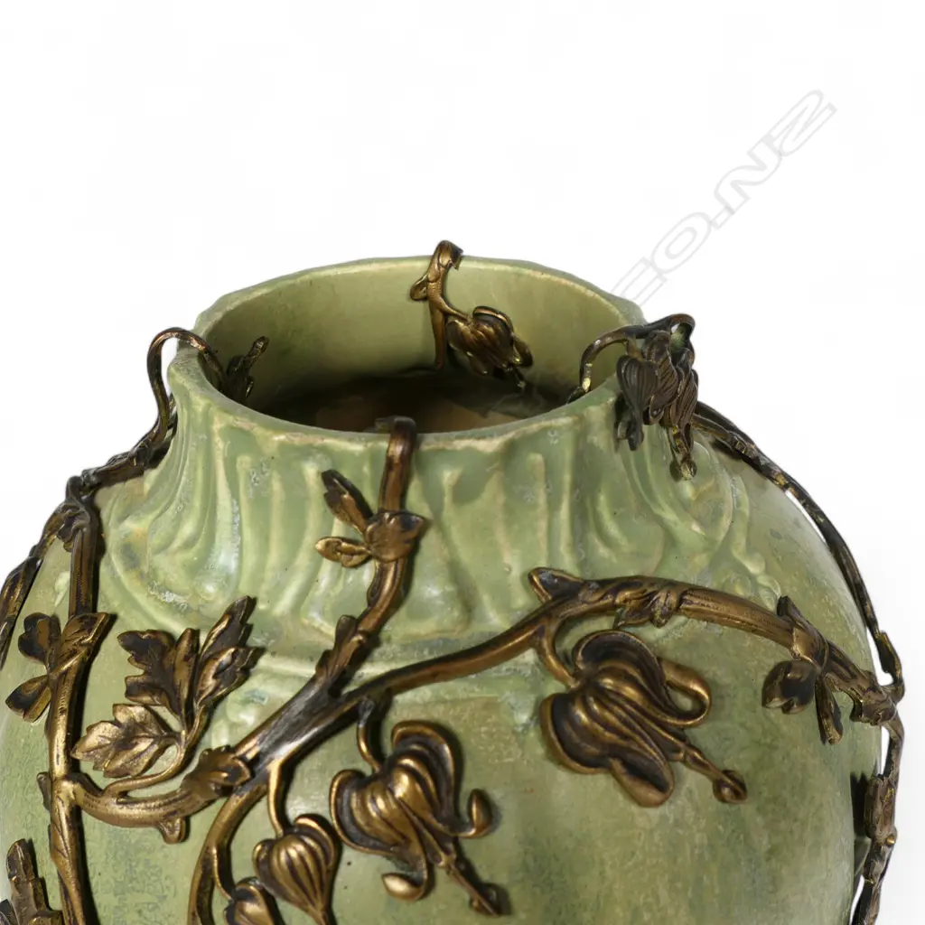 A c.1900 attrib. Pierre-Adrien Dalpayrat (1844-1910) Art Nouveau ceramic vase, Image 1++