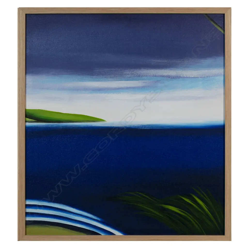 Michael Moore (NZ 1956-) Seascape triptych, Image 1++