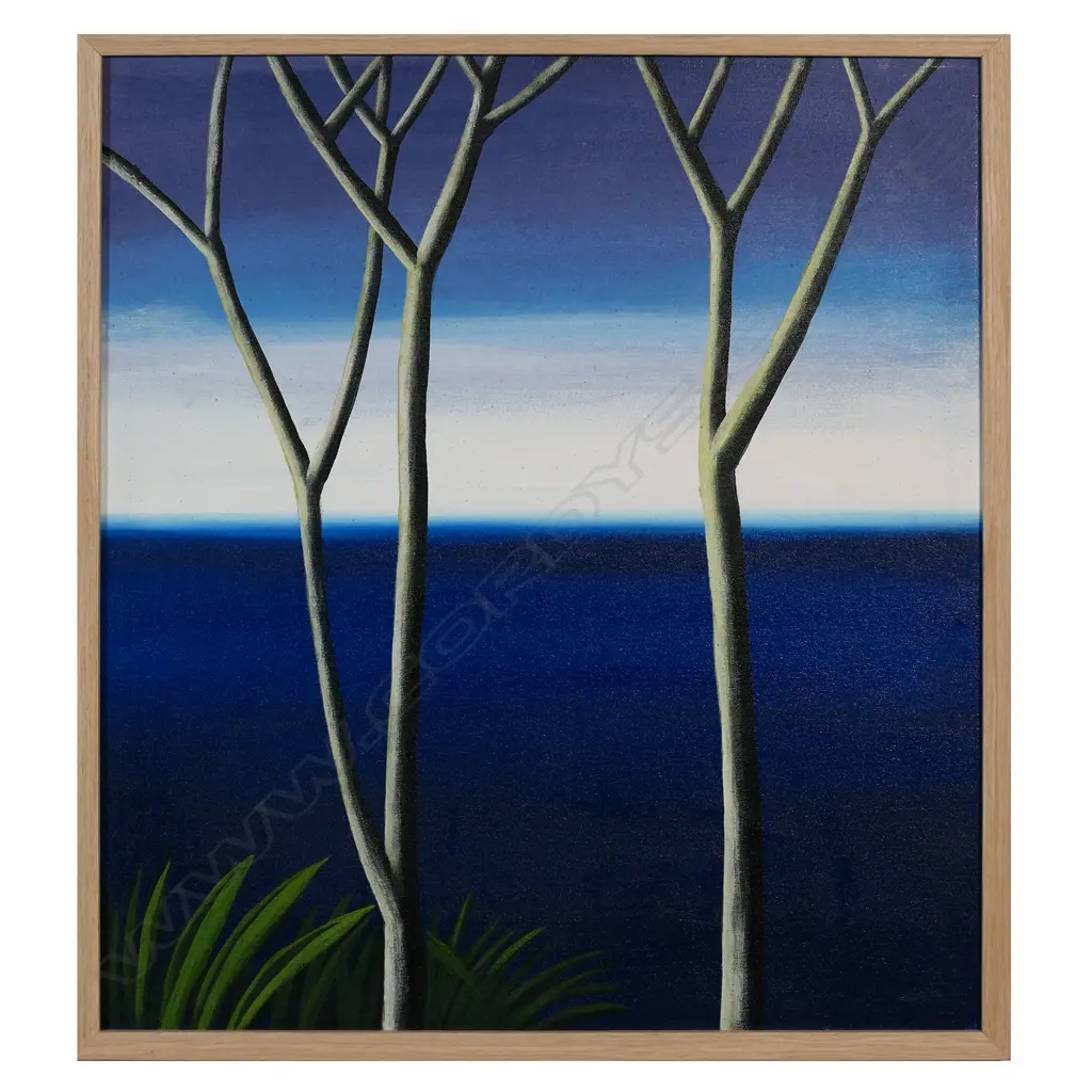 Michael Moore (NZ 1956-) Seascape triptych, Image 1++