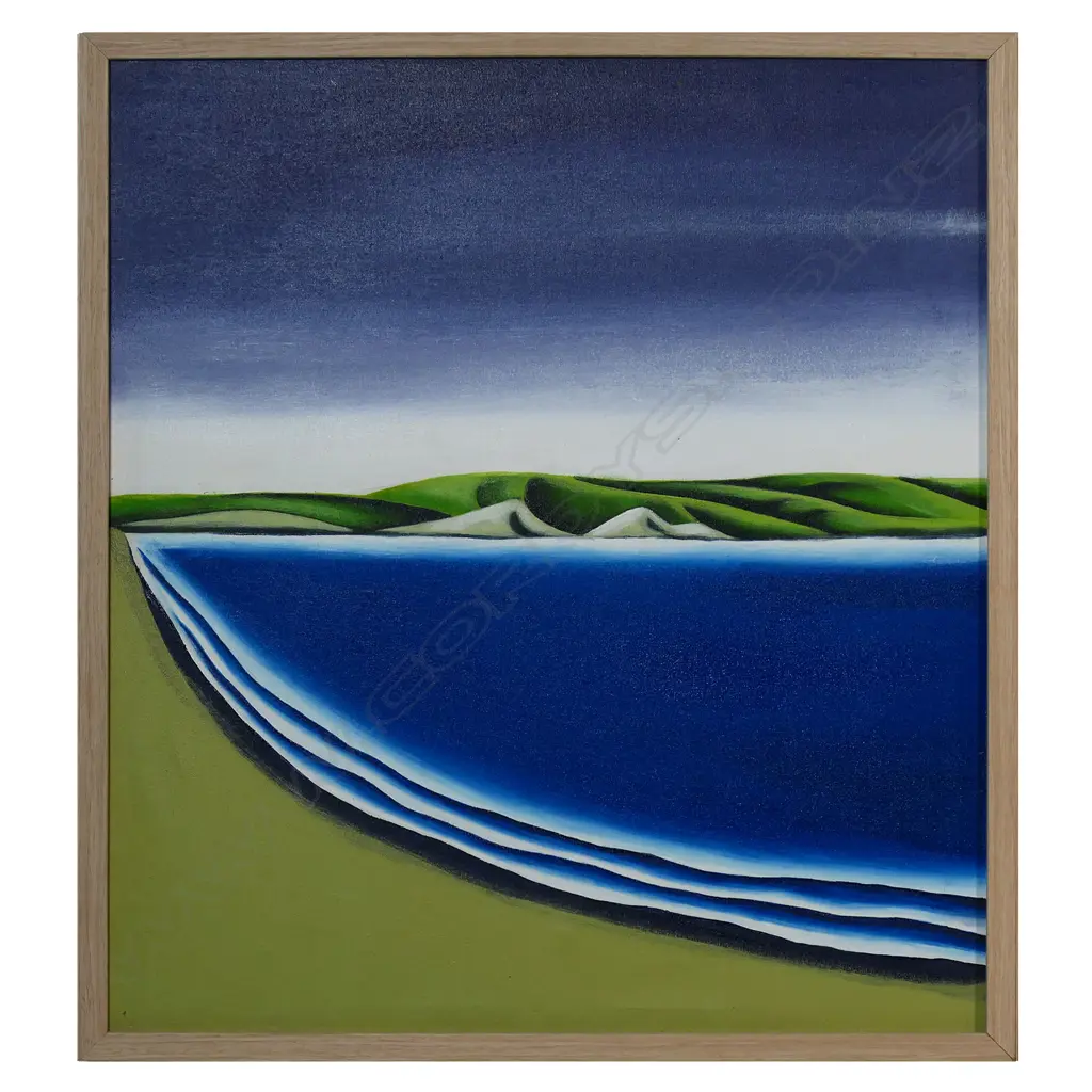 Michael Moore (NZ 1956-) Seascape triptych, Image 1++