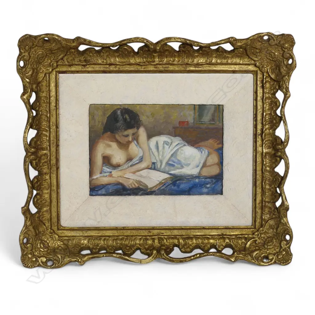 John Buckland-Wright (British 1897-1954) 'Girl reading', Image 1++