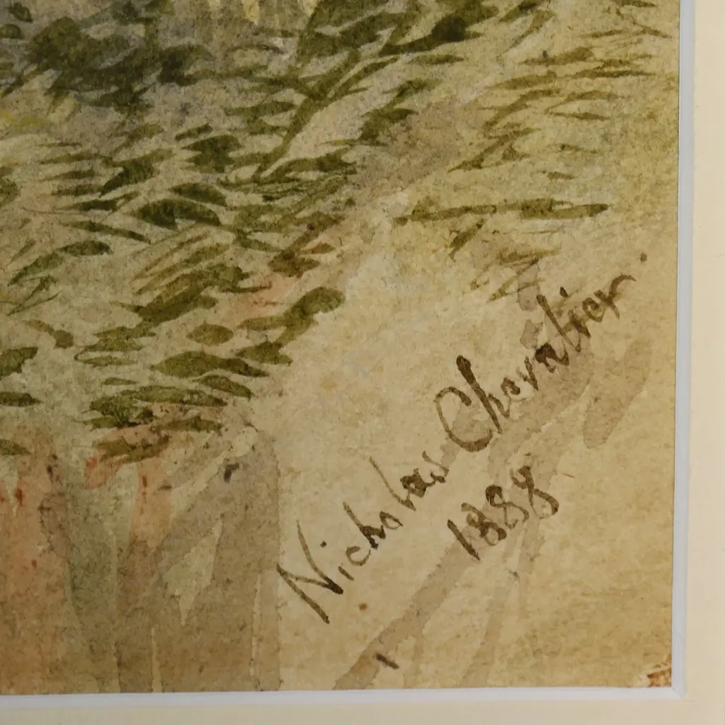 Nicholas Chevalier (1828-1902) untitled Alpine Valley, Image 1++