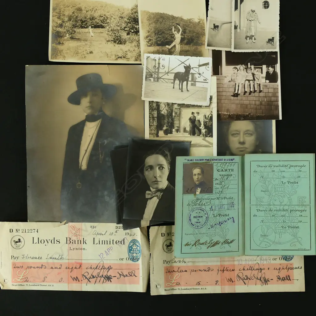 An important collection of letters between the acclaimed French writer Colette (Colette Sidonie-Gabrielle)(1873-1954) - Radclyffe Hall (1883-1943); author of the 1928 ground-breaking novel ‘The Well of Loneliness;  and Lady Una Troubridge (1887-1963) - English sculptor and translator of the works of Colette into English, Image 1++