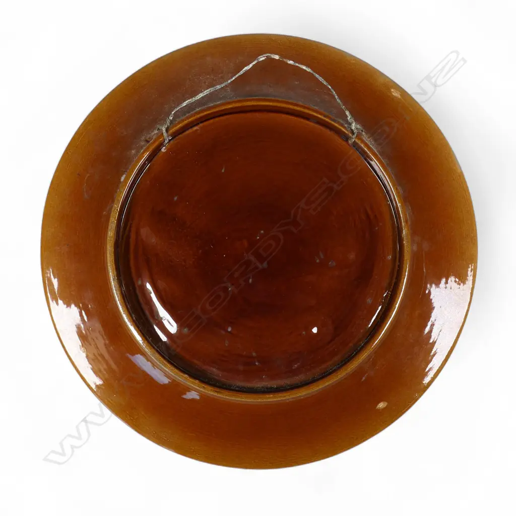 A Crown Lynn Wharetana Māori Art Pottery "Hei Tiki' wall 'plaque', Image 1++