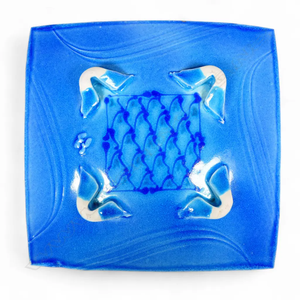 Merilyn Wiseman square slab platter, Image 1++