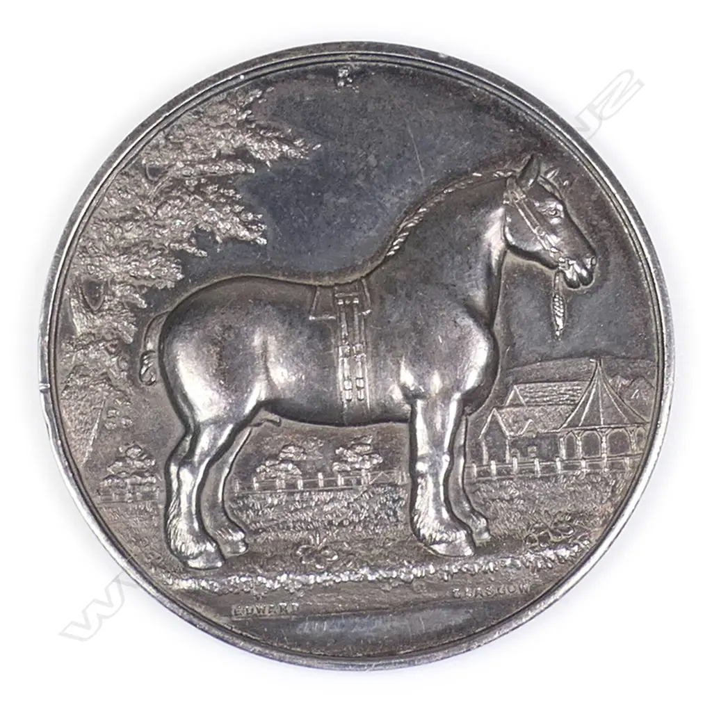 A 1922 silver A & P Clydesdale medal, Image 1++