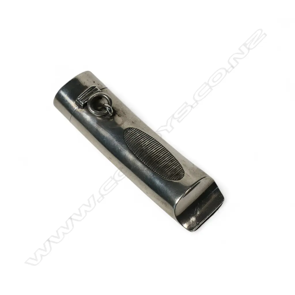 A rare late Victorian silver combination whistle-vesta case, Image 1++