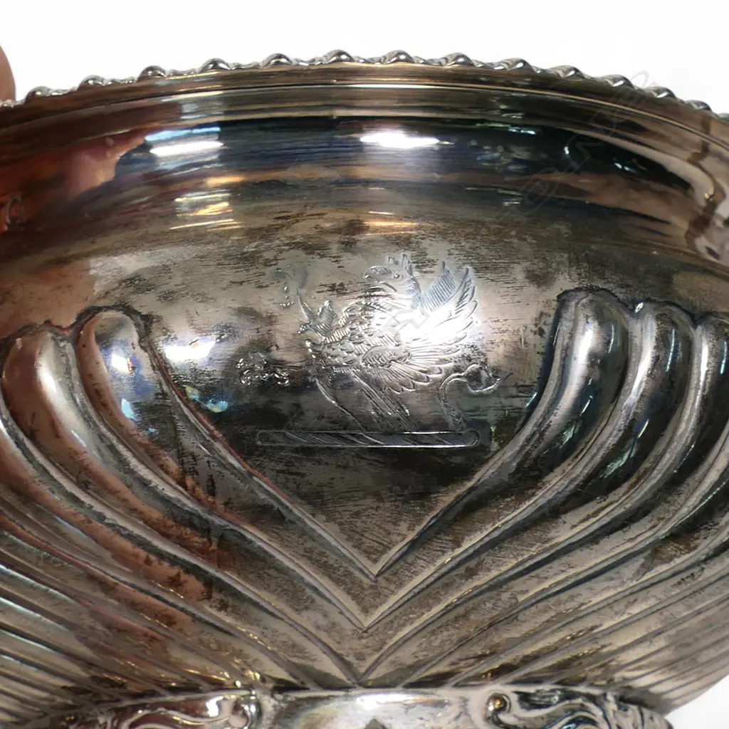 A George III silver four-piece tea service, Image 1++