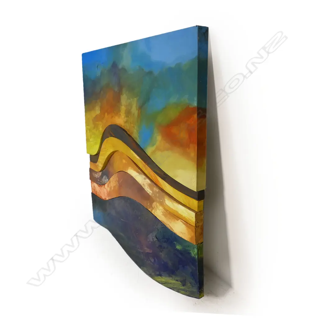 Parkin Patterson (NZ 1948-) '3D Abstract', Image 1++