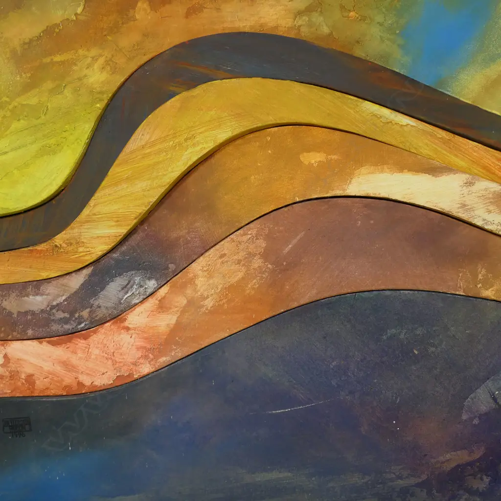 Parkin Patterson (NZ 1948-) '3D Abstract', Image 1++