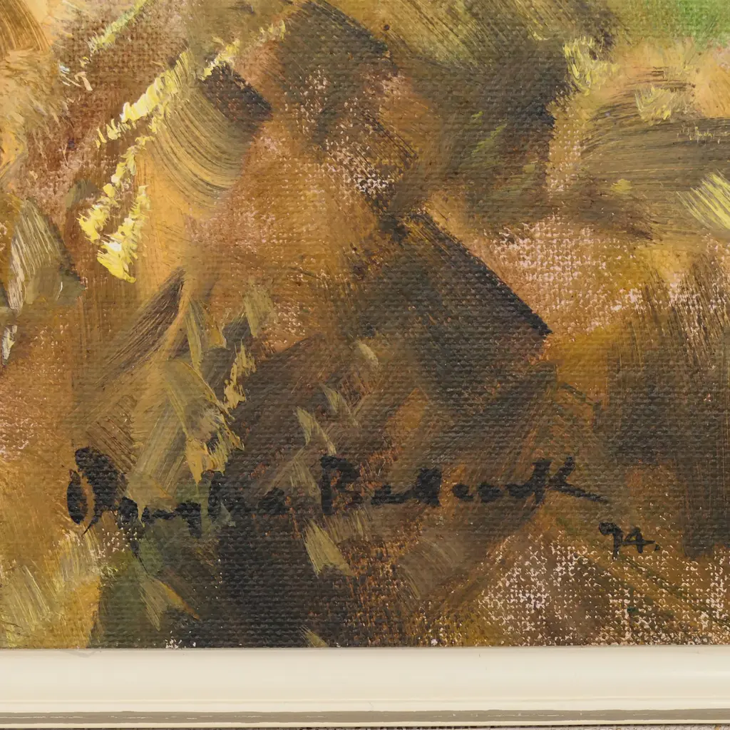 Douglas Badcock (NZ 1922-2009) Oat Crop Upper Ahuriri Valley Sth Canty NZ, Image 1++