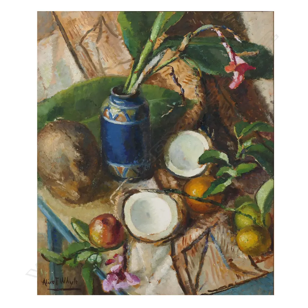 Alice F. Whyte (NZ 1880-1952) Still Life, Image 1++