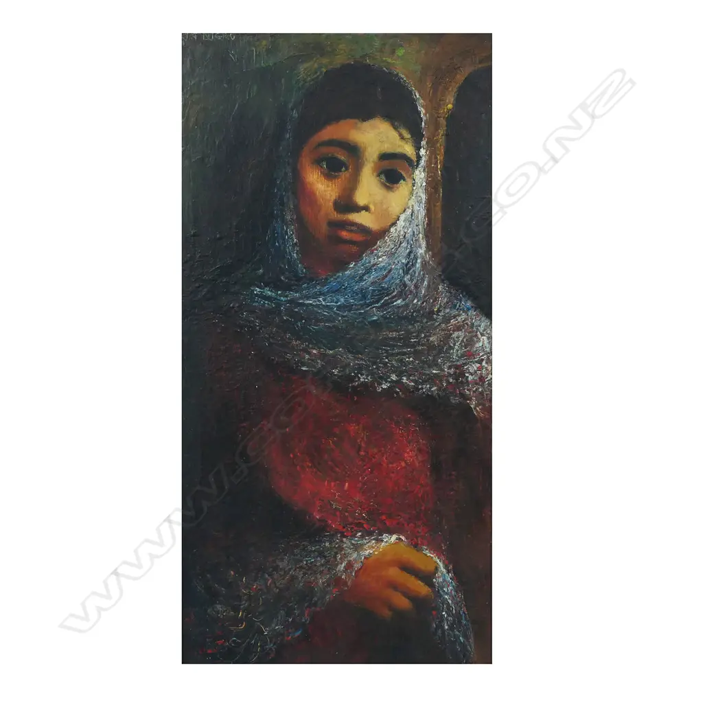 Jan Nigro (1920-2012) 'The Lace Scarf', Image 1++