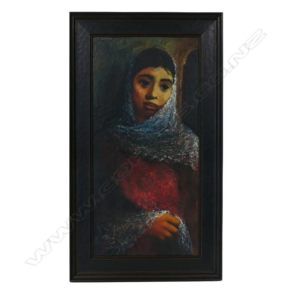 Jan Nigro (1920-2012) 'The Lace Scarf', Image 1++